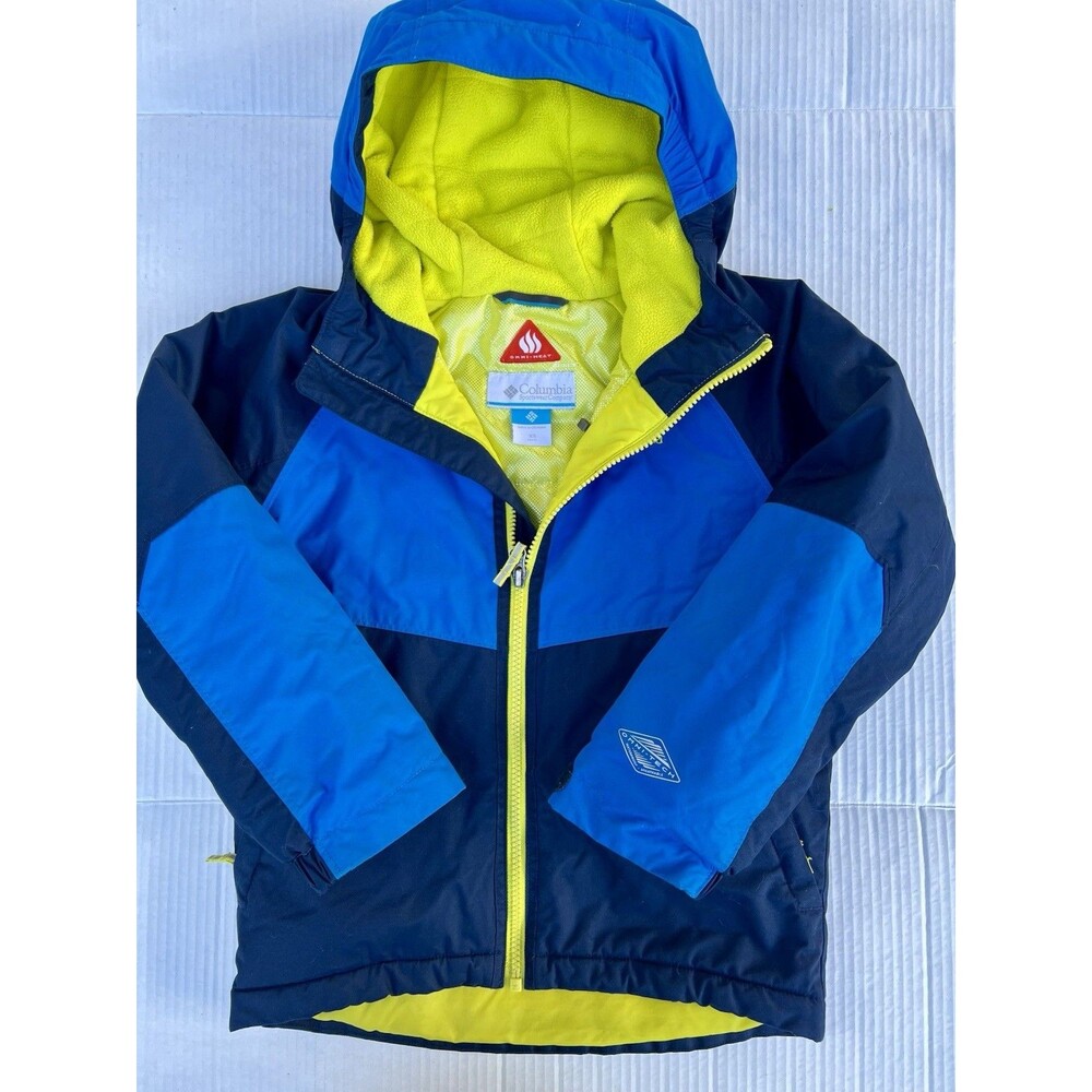 Columbia Alpine Action II Boys XS 6/7 Omni Heat Ski Snow Jacket Blue